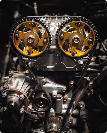 Timing chain gears and components